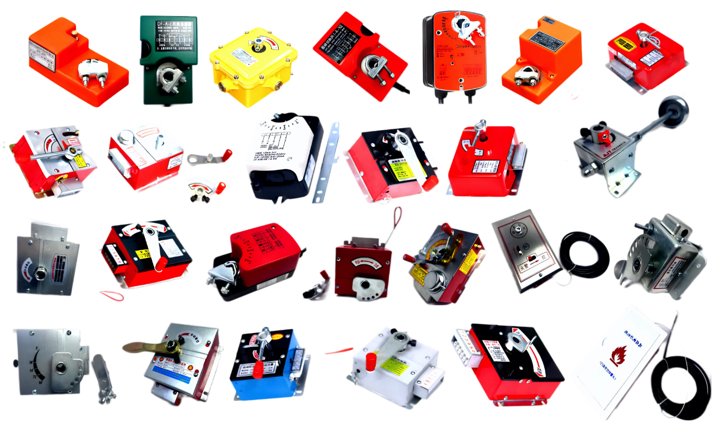 Hot selling smoke vent actuator remote control mechanism with aluminium abs panel