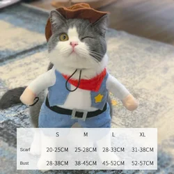 Funny Halloween pet suit doctor pirate dogs and cats upright pet costume