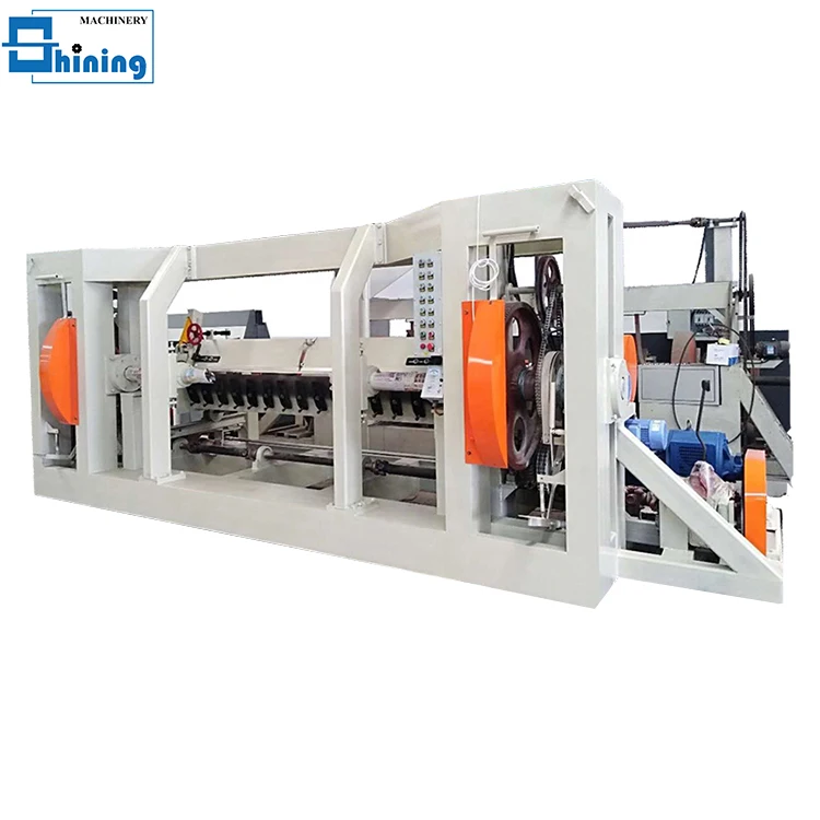 Wood plywood spindle veneer peeling machine