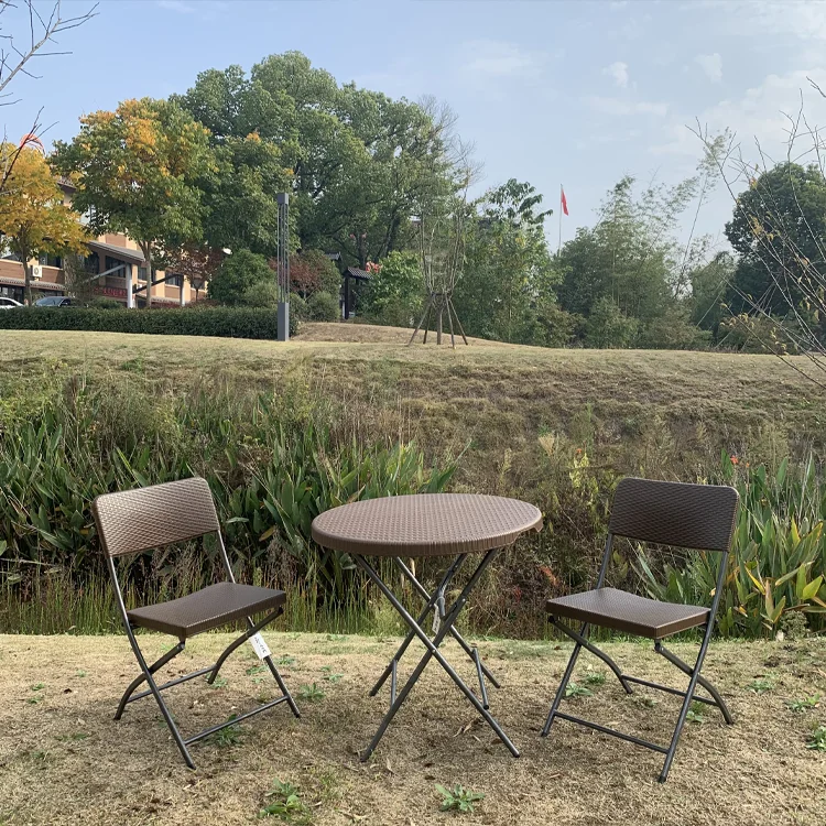 Factory supply outdoor Garden rattan furniture combination chair garden outdoor furniture