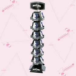 40 VCDs Metal Rotating Display Stand Metal Spinner Rotating Pockets Display Stand Promotion Books Spinner