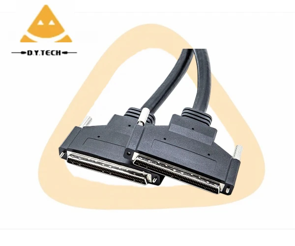 DYTECH 1.5M SCSI 100 Pin Male to Male Signal Terminal Breakout Data Cable DB Type Capture Card Connector Cable for computer,etc