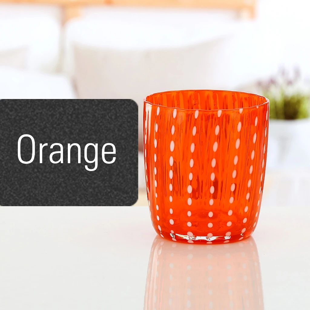 Hot Sale European Inns glassware Tumbler Pearl Point Design Colored Glasses Water