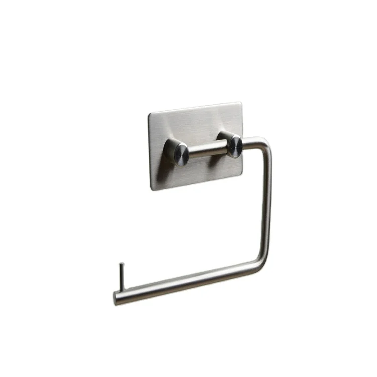 Настенный держатель для туалетной бумаги из нержавеющей стали в промышленном стиле