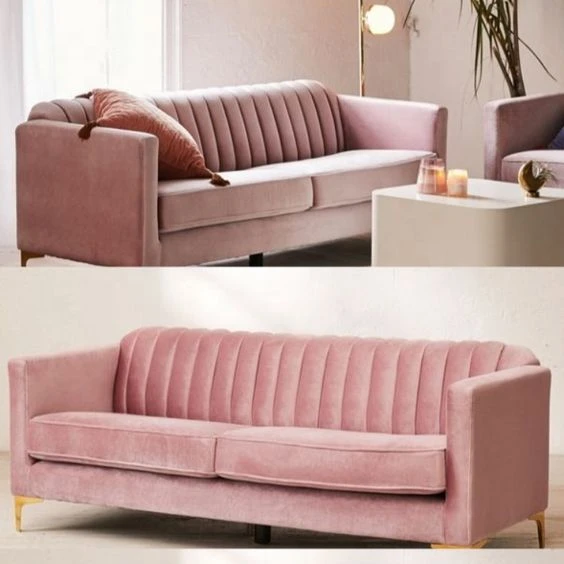 salon furniture living room waiting chair couch sofa