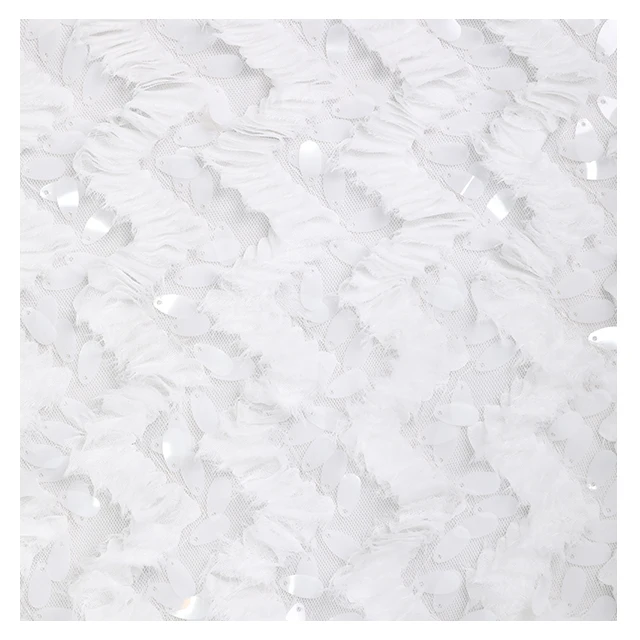 mesh lace rope sequin palin embroidery baby kids children women girl wedding dress cloth skirt evening garments fabric