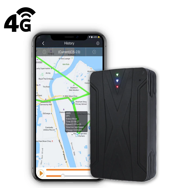 Gps-сигнализация Авто трекер GPS устройства слежения для автомобилей 4G длительным временем ожидания с 60 120