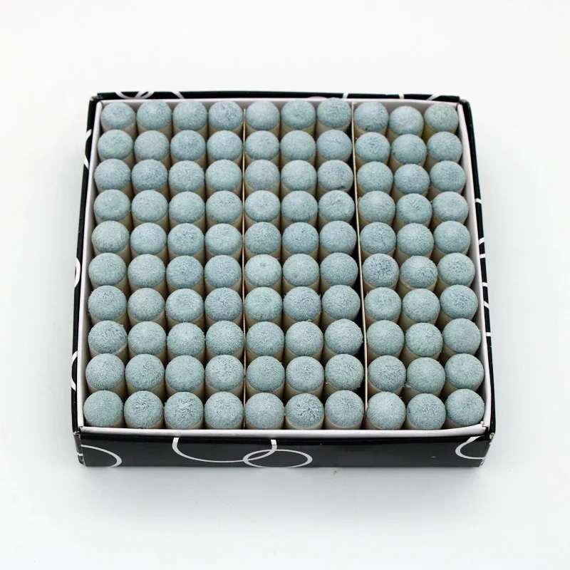 Set of 100 Pieces Billiard Pool Cue Tip Slip On Cue Tips 11mm 12mm 13 mm Option