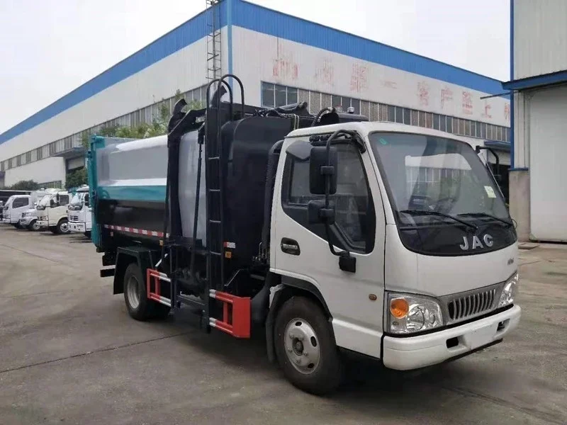 5 тонн бортовой загрузкой мусоровоз 4m3 бункеровозы мусоровоз для продажи