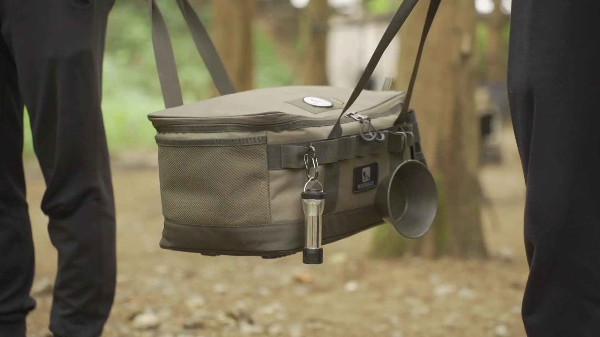 Hot Sale Outdoor camping equipment bag large-capacity sundries bag Oxford cloth crash-proof kitchenware packing box travel