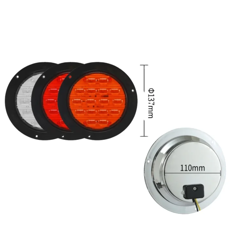 
New deighed high quality round shape trailer tail lamp truck combination tail light 