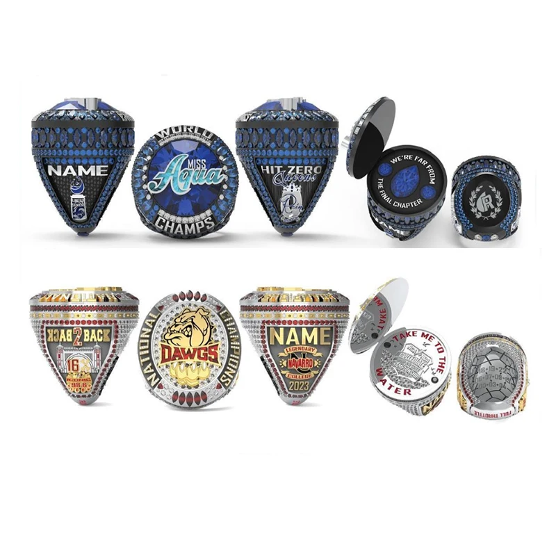 Custom Logo Softball Ring Youth baseball Championship Rings  For Player Trophy Custom Ring