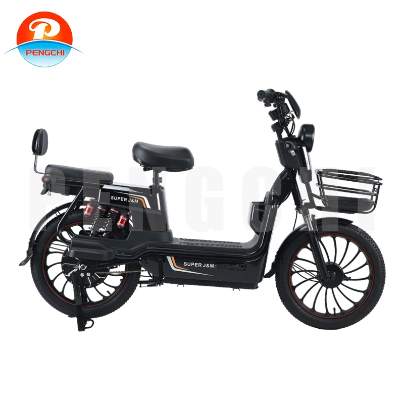 Chinese high-quality electric bicycle 20 inches 500W brushless dual drive 48V/60V battery 12A/20A with basket