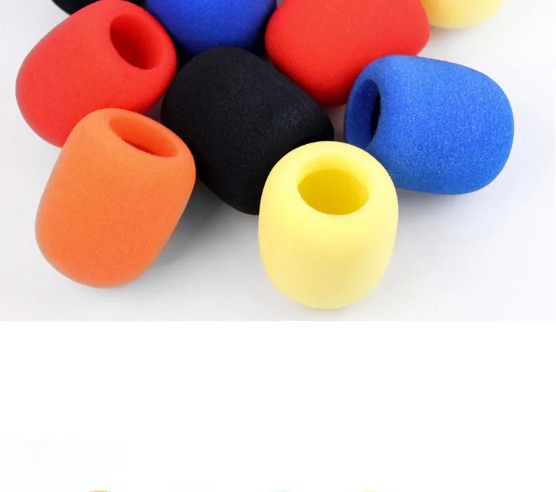 Microphone Covers Foam - Multicolor Sponge Foam Microphone Windscreen Cover, for Most Microphone