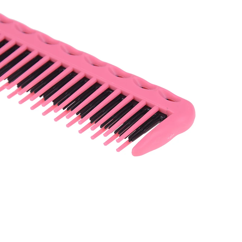 3 Color Teeth Teasing Comb Detangling Brush Tail Comb Hairdressing Combs for Salon Use