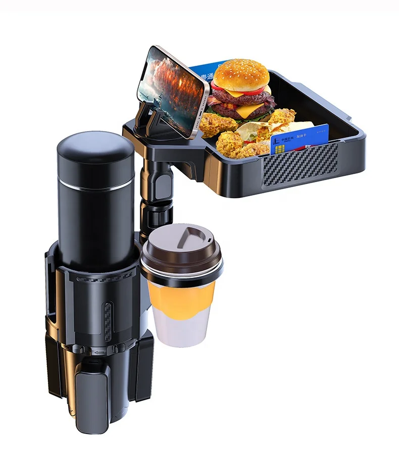 Car Interior Accessories Car Central Control Multifunctional Foldable Cup Holder Mobile Phone Holder Dining Table