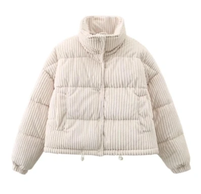 Produced 10 Million Pcs Jacket Brand Logo Casual Clothing Corduroy Coats Winter Down Jacket Men Jacket In Stock