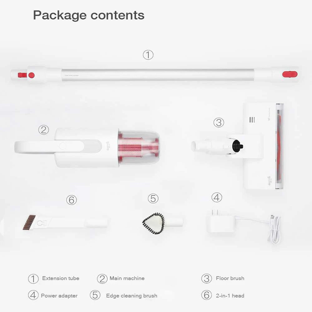 2021 New xiaomi Deerma Wireless VC20 Plus Handheld Cordless Vacuum Cleaner for Home Car Dust Collector Multifunctional Brush