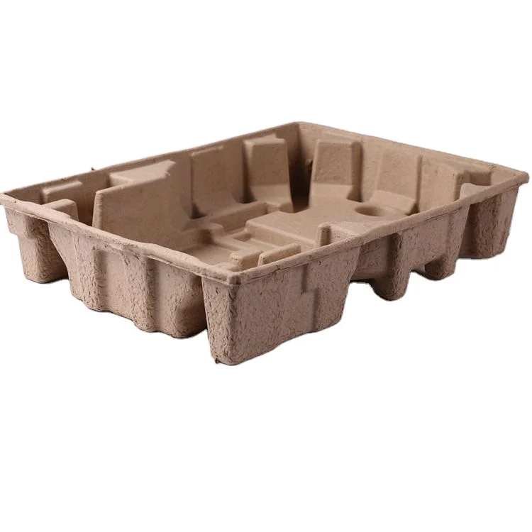 Customized Bio degradable Recycled Paper Pulp Molded Packaging Insert