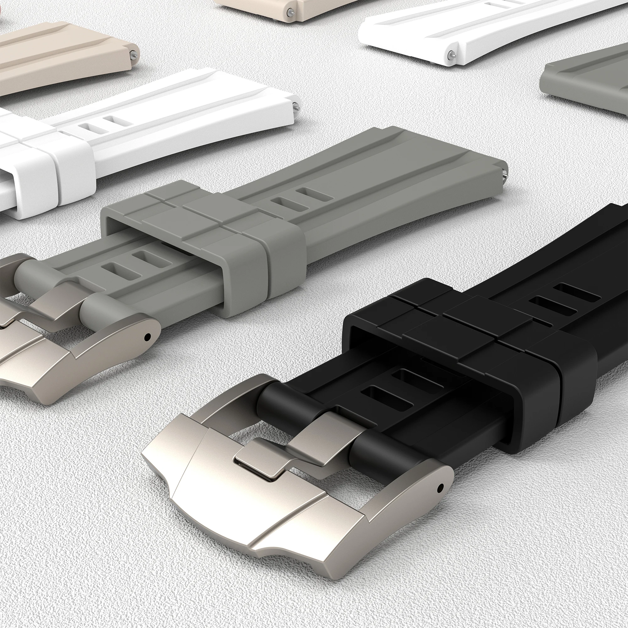 RYB High Quality Fashionable Comfortable Wearing Fluororubber Watch Watch Bracelet For Samsung Galaxy Watch Series