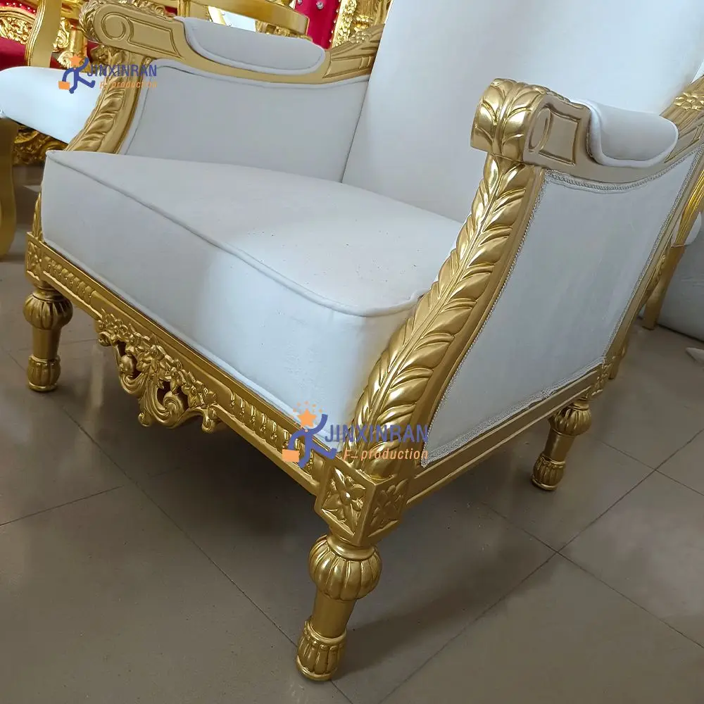 Wholesale Hotel Chairs Royal Throne Armchair Leather Throne Chair Customization