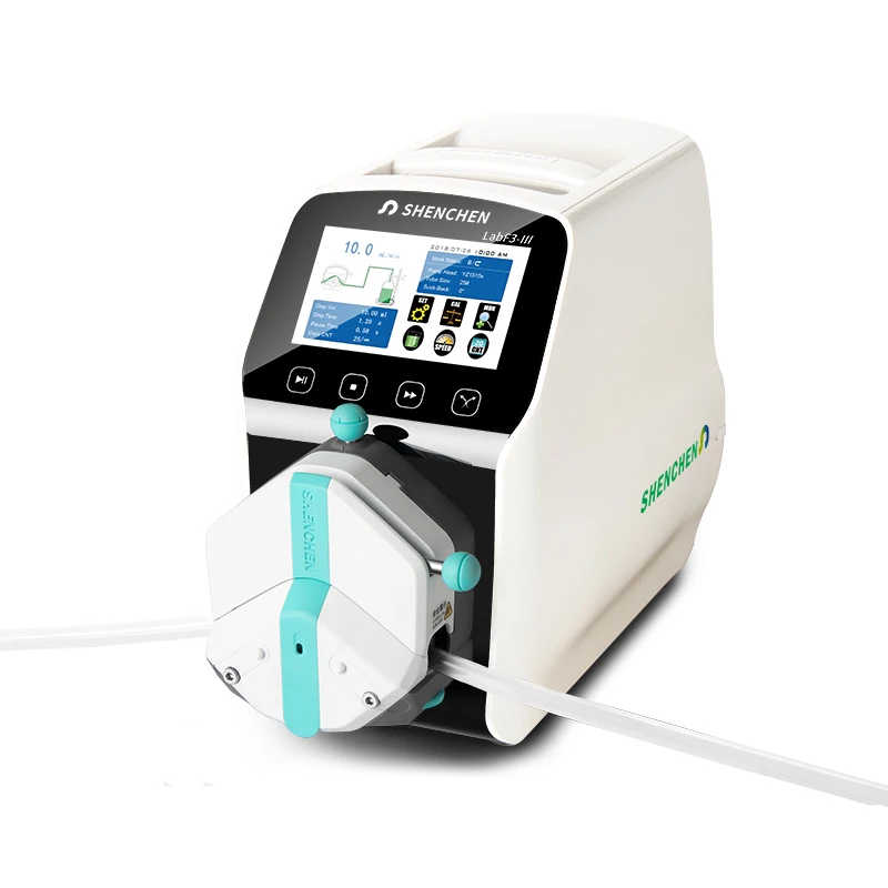 Shenchen LabF3-III Dispensing Flow Rate Pump 0.0053-1808ml/Min Laboratory Peristaltic Dosing Pump with Handling Dispenser