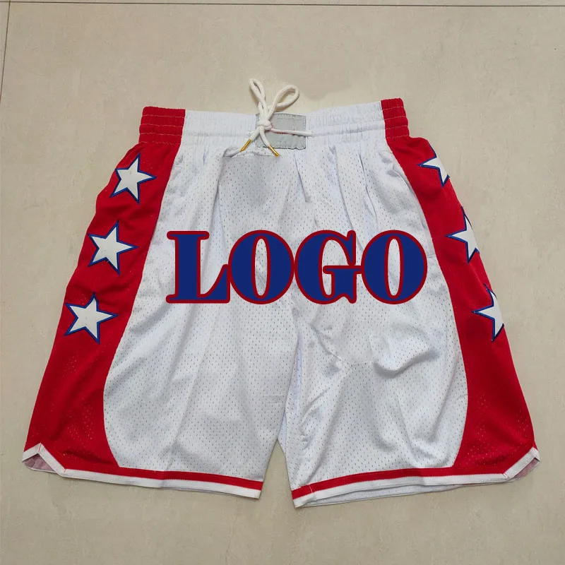 Oem Custom Sizes Blank Cheap Bull Fashion Polyester Stitched Native Twill Basketball Shorts Men With Pockets