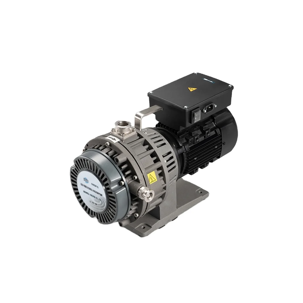 GEOWELL GWSP75 1L/s 0.55kw oil-free dry scroll vacuum pump used in labs sold to the USA/Europe/UK/India and other countries