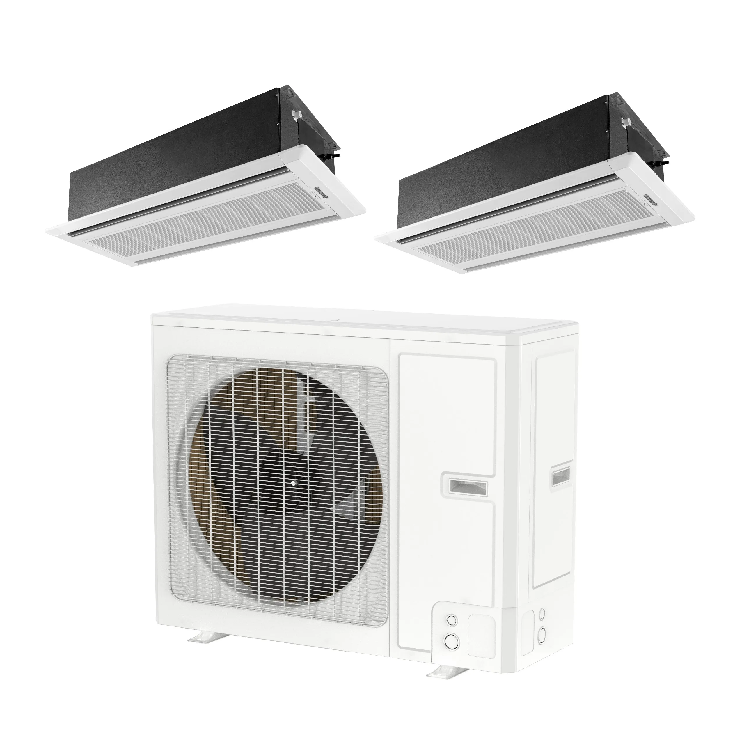 Gree Multi Zone Split Air Conditioners High End Heat Pump Inverter Central Air Conditioning VRF System Ceiling Cassette Ac