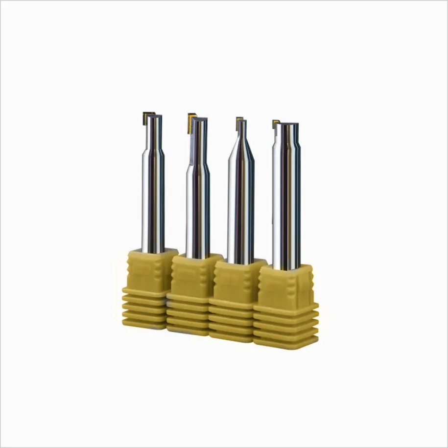 Custom MCD milling cutter Mono Diamond crystal chamfer groove boring Router bit engraving cutting tool machine aluminum copper