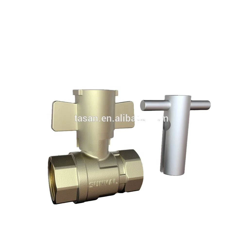S1210 Brass control valve with lockable handle(valvula de control)