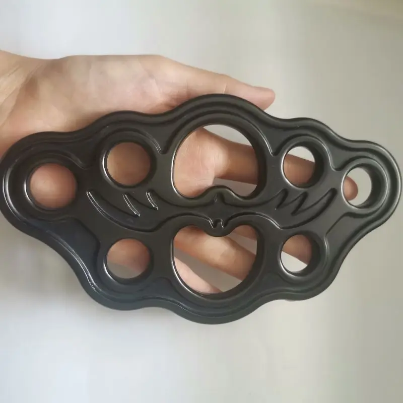 Multi Anchor Plate Paw Rigging Plate 8-hole Descender for Rescue and Outdoor Climbing
