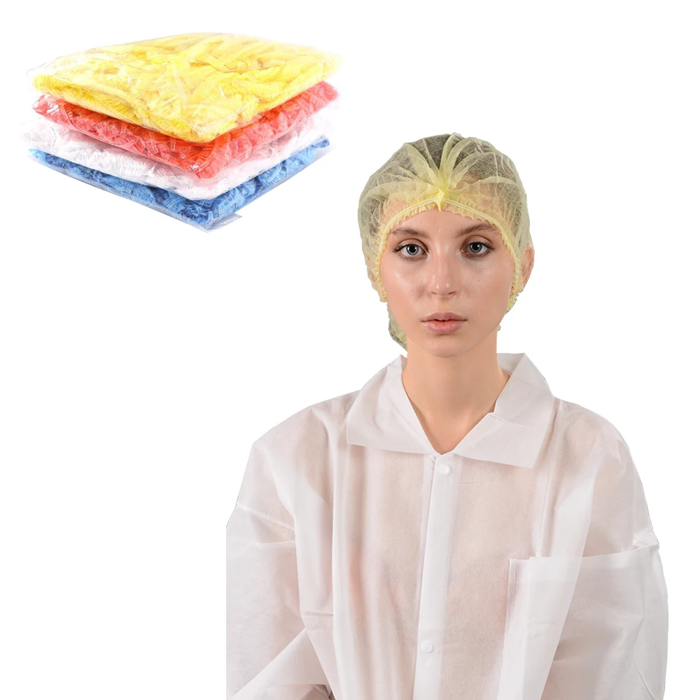 Disposable Medical Hair Clip Cap Nonwoven Bouffant Caps Hair Net Ce OEM Service Mop Cap Medical Materials & Accessories Ozone TM