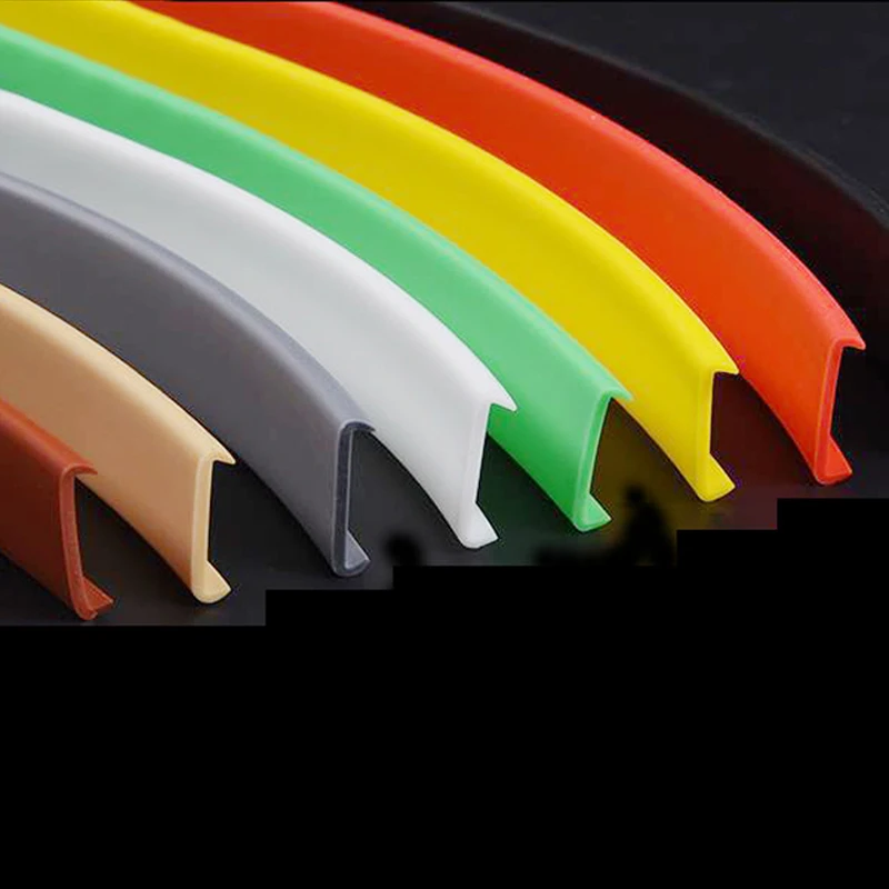 U-shaped wooden furniture cabinet buckle PVC cabinet kitchen edge banding U-shaped self-adhesive decorative edge banding