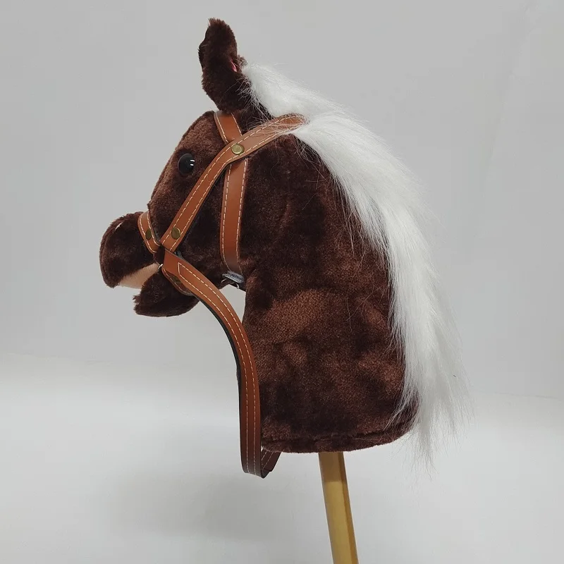 Customization Plush Horse Ride On Sticks Hobby horse stick with difference functions
