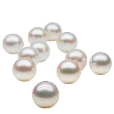 
Factory wholesale price half drilled white akoya loose pearl with good quality 