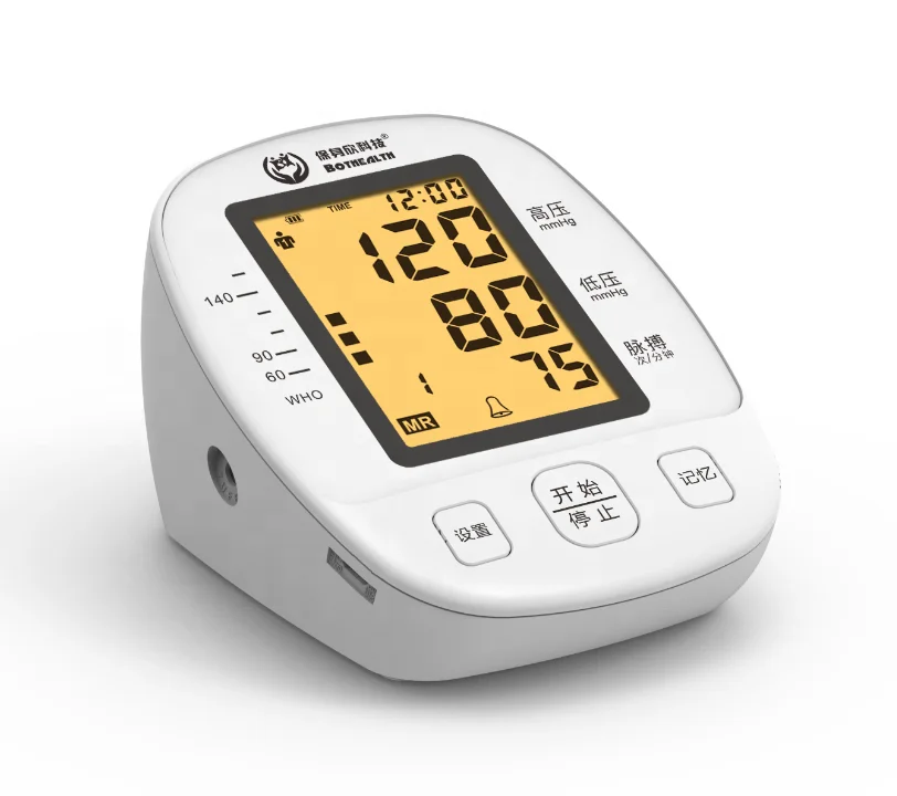 Новый дизайн монитор артериального давления цена производителя ЖК-дисплей портативный и бытовой электронный верхний сфигмоманометр
