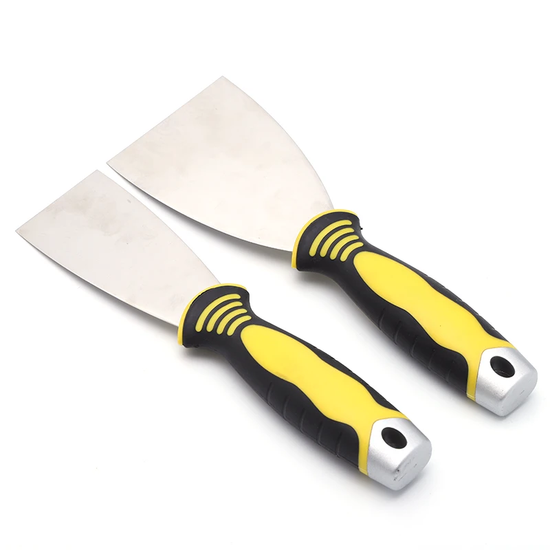 Низкая цена, пластиковая ручка, лезвие из нержавеющей стали, материал, лакокрасочный нож, скребок