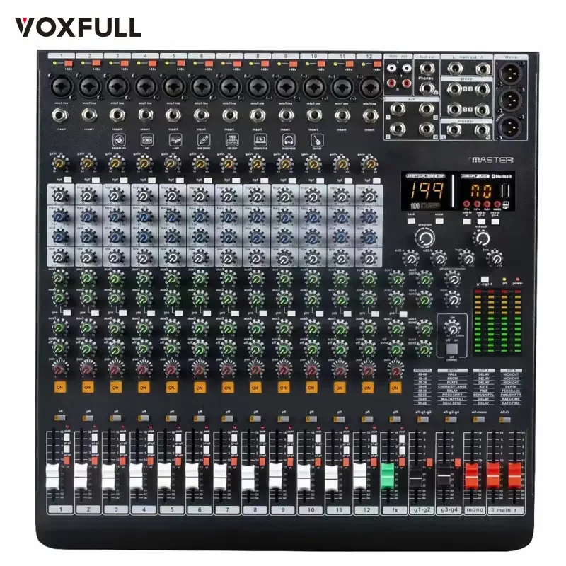Voxfull MASTER 16 оптовая продажа низкая цена звуковой миксер обновленный каналов MP3 функция аудио микшер консоль с USB мини-dj