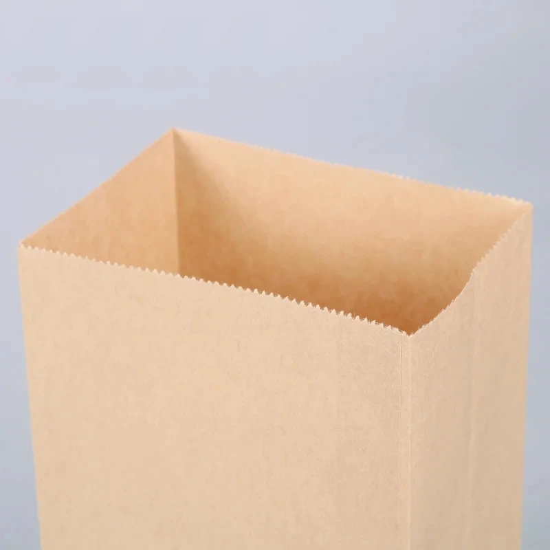 KM Ecofriendly Food Delivery 80gsm 100gsm Brown Kraft Paper Bags for Foods Grocery Packing of Gift