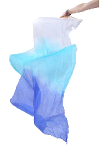 Шелковая Фата для танца живота разных цветов, для взрослых и детей