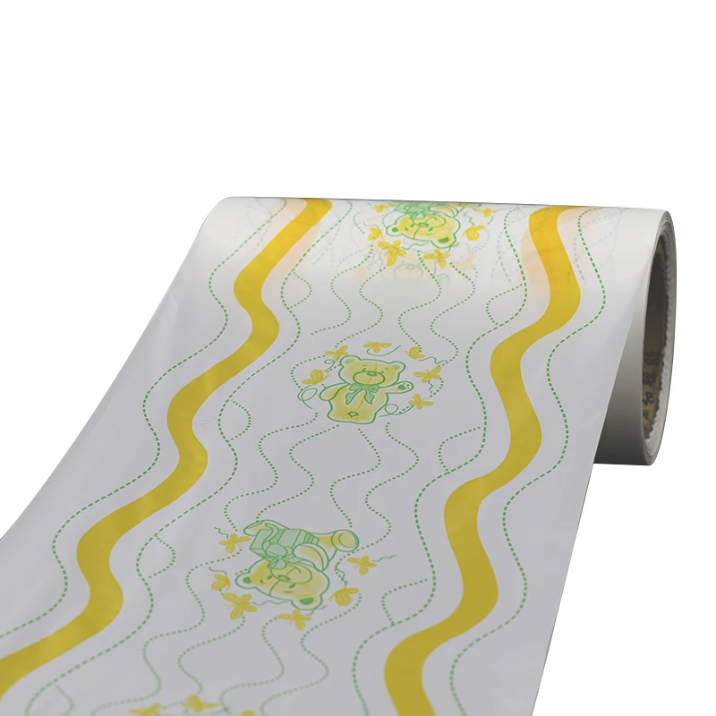 ПП фронтальная лента тисненый нетканый материал для подгузников