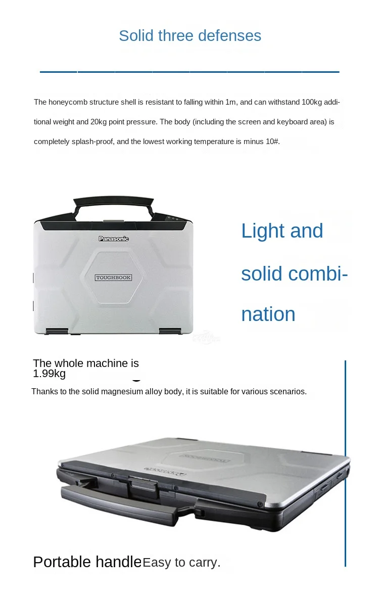 Panasonic TOUGHBOOK CF-54C  i5 6300u 8G 256 14inch FZ55 Auto Repair Rugged Laptop