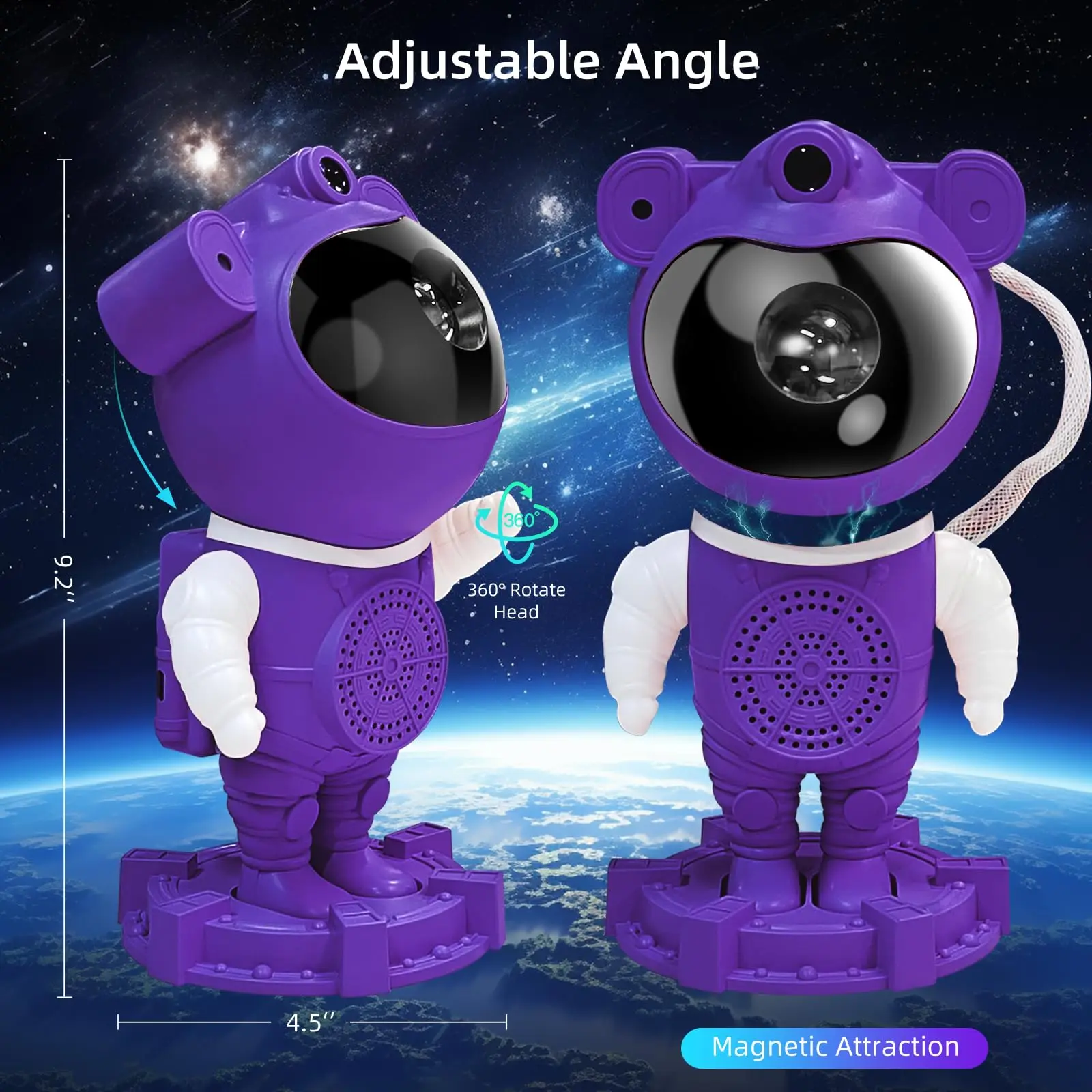 TSINYE Hot Selling LED Creative Astronaut Projection Night Light Laser Bluetooth Speaker Astronaut Nebula Projector Light
