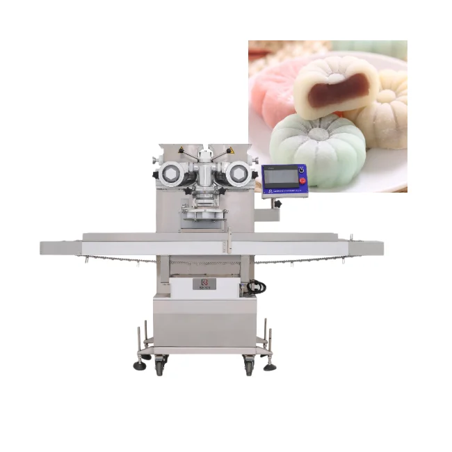 China Supplier mochi ice cream processing machine production line automatic mochi encrusting machine