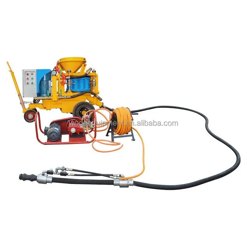 HWZ series 9m3/h electric Shotcrete spray refractory gunning gunite machine Applied in Steel Plant