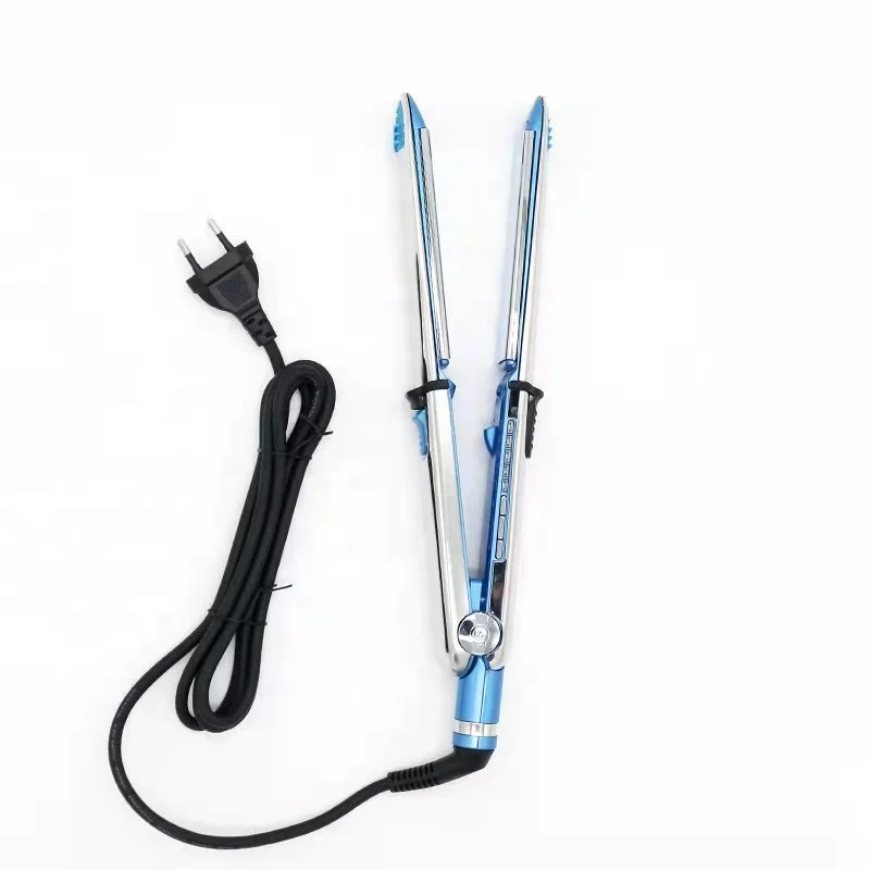 Manufacturer Hair Straightener Nano Hair Straightener Curler Ceramic Temperature Adjustment Electric Straightening Flat iron