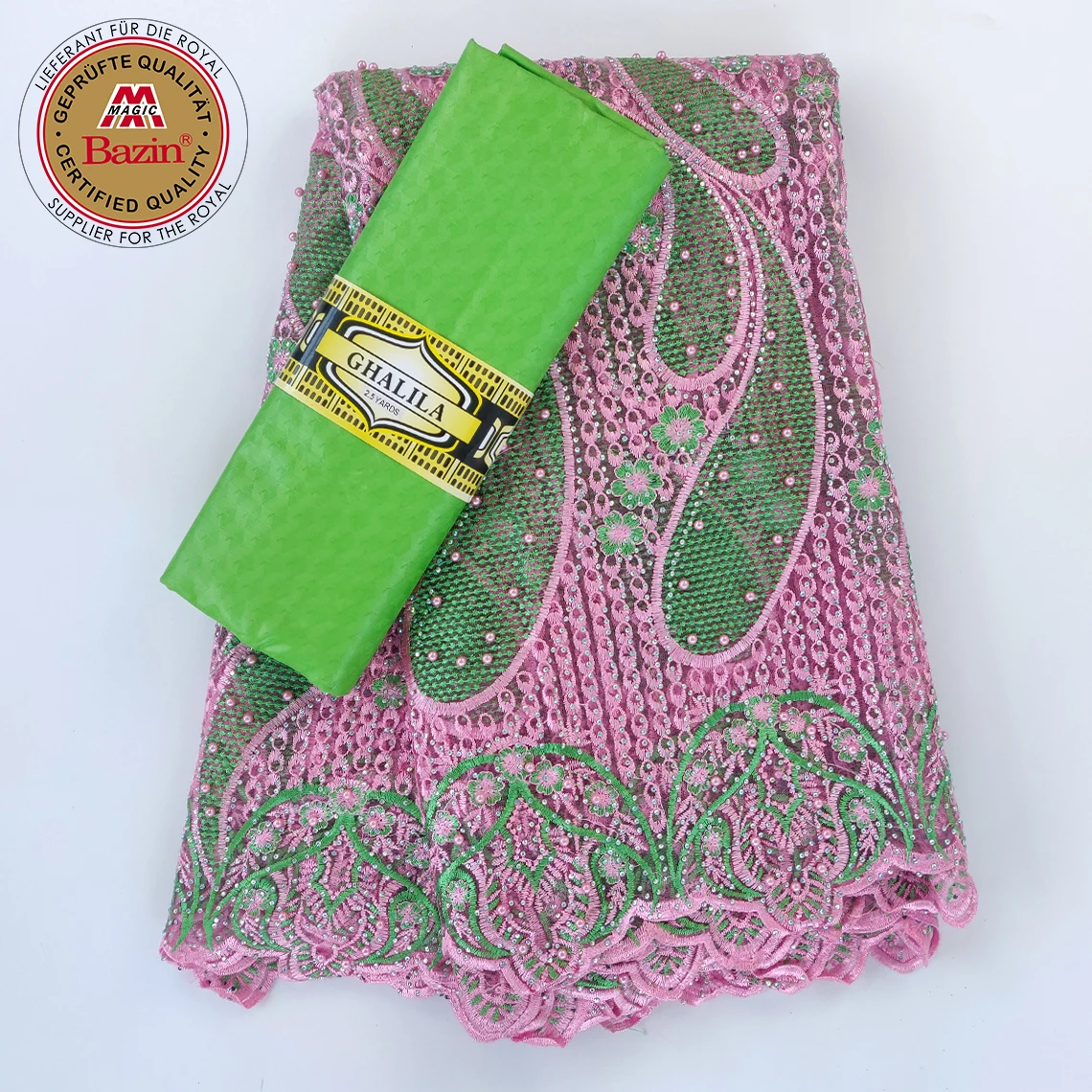 Высококачественный африканский базин богатый Gextczer и вышивка сетчатые кружева с бусинами элегантная нигерийская свадебная кружевная ткань