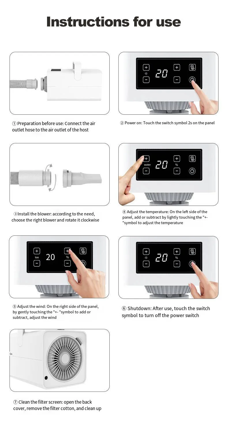 Professional 4-in-1 Pet Grooming Hair Dryer with Heating Function 3-Speed Adjustable Dog Hair Dryer