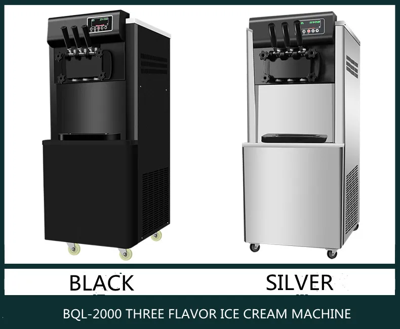 28L-36L/H 3 flavor american soft serve ice cream machine for ice cream maker